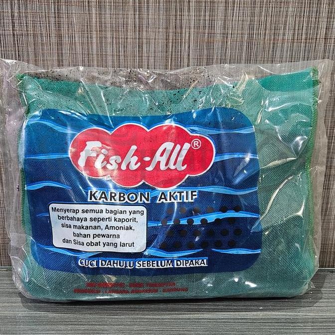 Tersedia Fish-All Karbon Aktif 1kg Arang Aktif Media Filter Aquarium Kolam