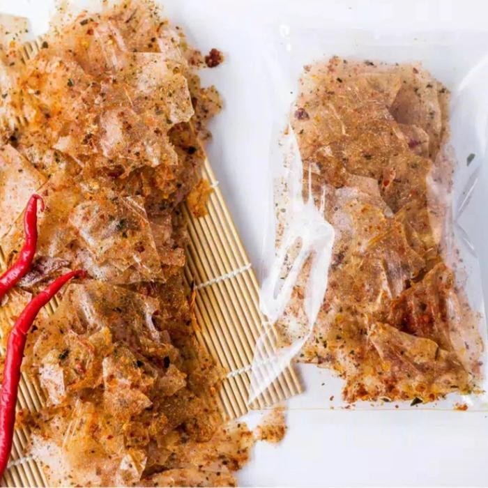 

CCF Cemilan Kiloan Keripik Kaca - Pedas 125gram