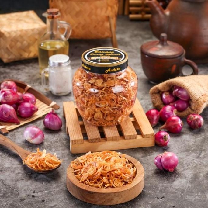 

(Allthebest) bawang goreng asli brebes gurih dan kriuk tanpa MSG/bahan pengawet