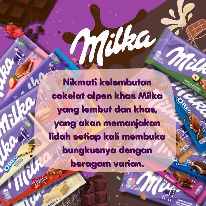 

Ccf Milka Alpine Milk Chocolate 1 Pcs Sweet Cemilan