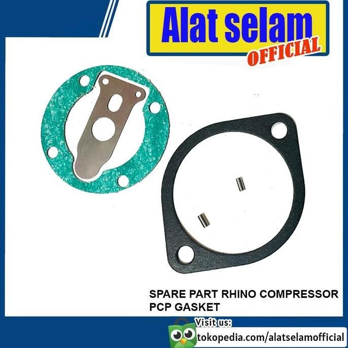 TERMURAH - Spare Part Mini Compressor Rhino Gasket Air Pump Kompresor Pompa PCP
