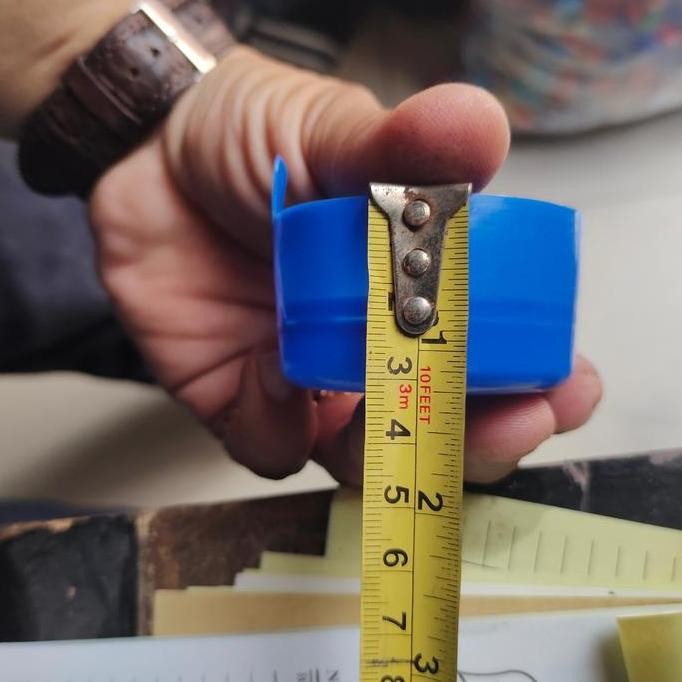 tutup galon panjang biru dongker