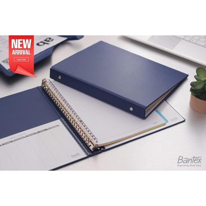 

Tersedia Bantex Multiring Binder B5 26 Ring 25mm Blue #1326 01P