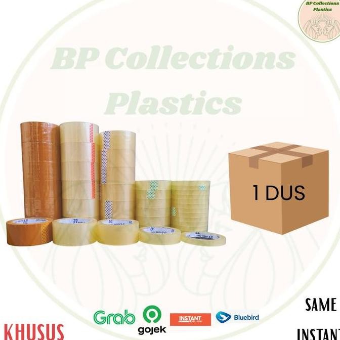 

1 DUS LAKBAN BENING COKLAT 12 24 45 48 MM 100 80 YARD OPP PACKING TAPE 2 INCH 80 100 YARD GOJEK ORIGINAL DAN TERPERCAYA