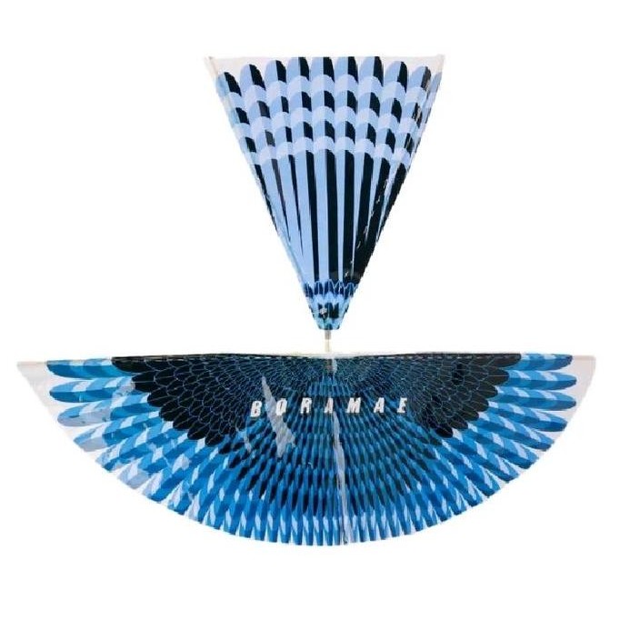 (Allthebest) Promo Mainan Layangan Burung Rakit Terbang Tenaga Karet