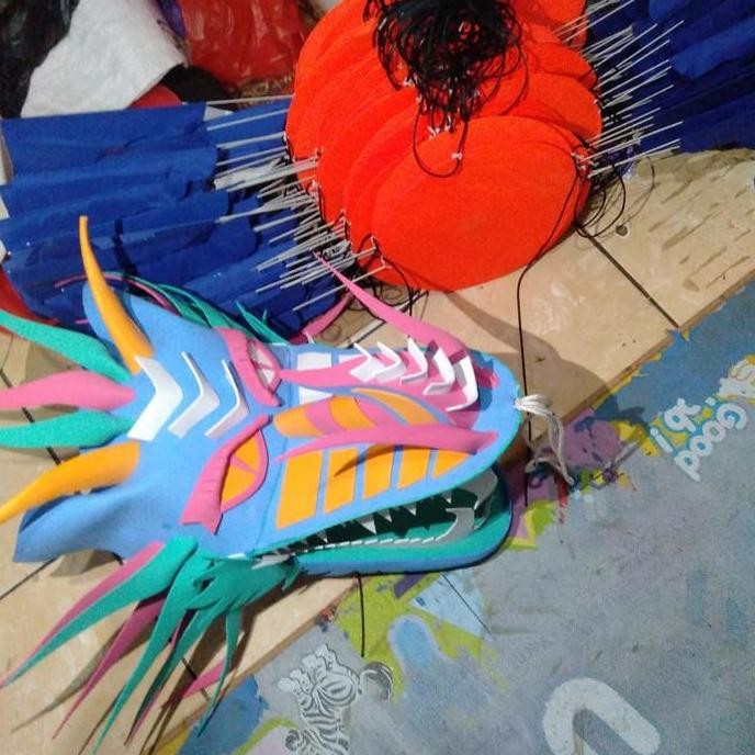 (Allthebest) Layangan naga Mini diameter 20cm