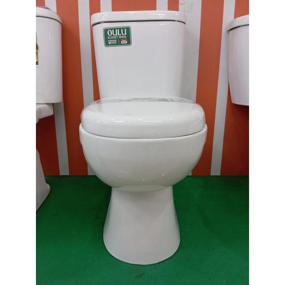 Oulu C480 Two Piece Closet / Toilet / Wc Duduk Dual Flush As 25 Cm White
