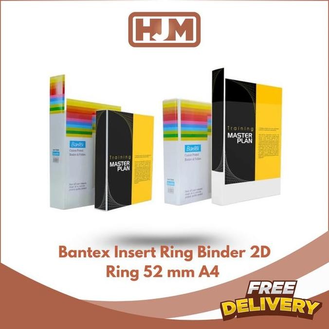 

Tersedia Bantex Insert Ring Binder Model 8552 - Binder File A4