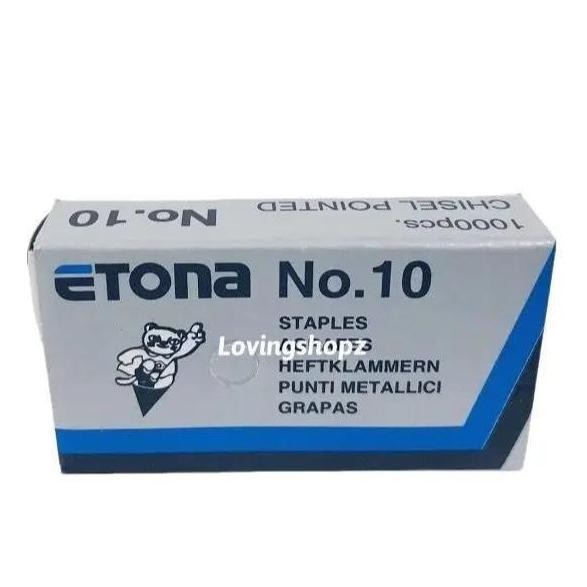 

Tersedia Stapler Etona No.10 Berkualitas Tinggi - Alat Tulis & Binder Kantor