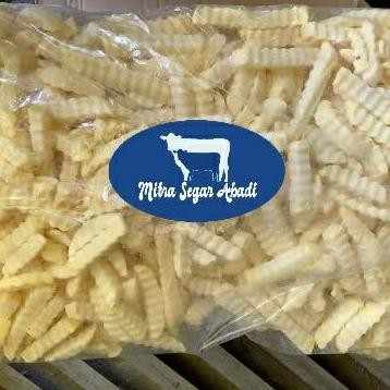 

Kentang Goreng Crinkle @2.5Kg - Termurah !!! Terlaris