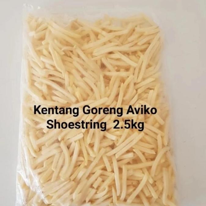 

Kentang Goreng Aviko Shoestring 2.5Kg Terlaris