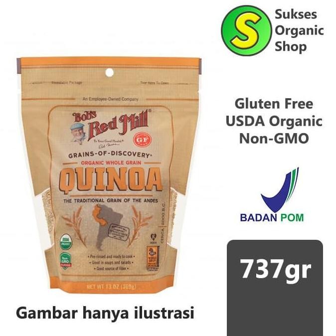 

Organic Whole Grain Quinoa | Bob's Red Mill | 737gr