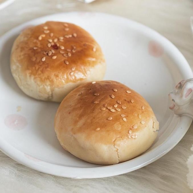 

Pia Akian Isi Kacang Hijau Kue Tradisional Lembut Stok Terbatas