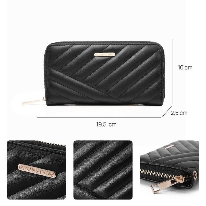 SC HONYAN PLUS Tas Wanita Caroline Gift Set Tas Selempang Wanita Slingbag Gift Set 2In1 Premium