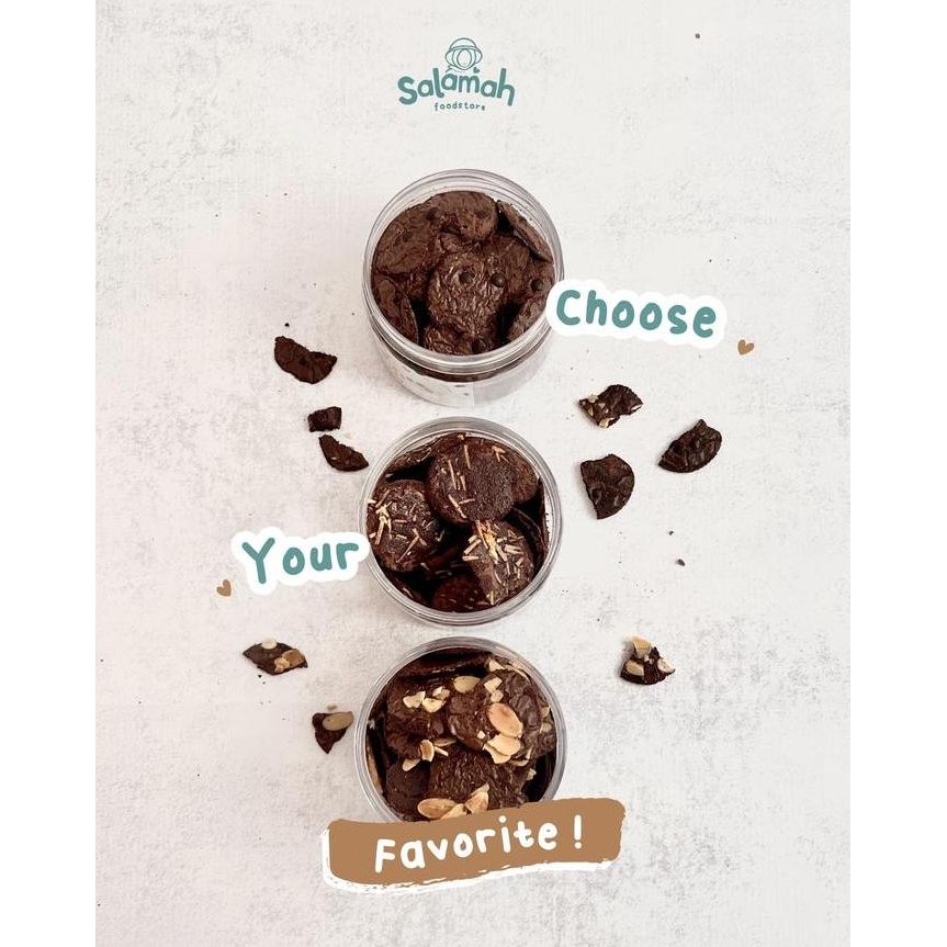 

Brownies Cookies Premium by Salamah Cokelat Lembut Lumer Stok Terbatas