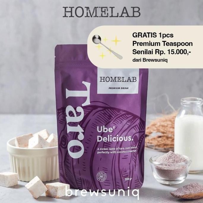 

Brewsuniq X Homelab Drink Powder Matcha / Taro / Sakura / Hojicha / Chocolate / Minuman Serbuk Pasti Ori