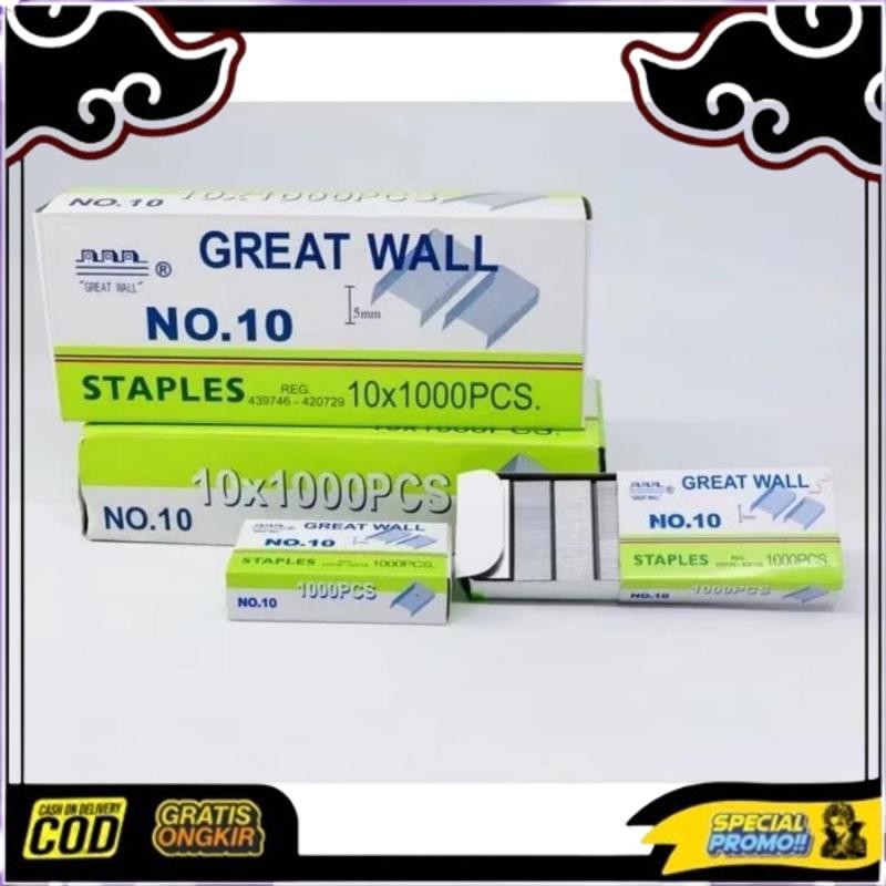 

Offer Discount (1 Kotak Kecil) Isi Staples Kecil No 10 Greatwall