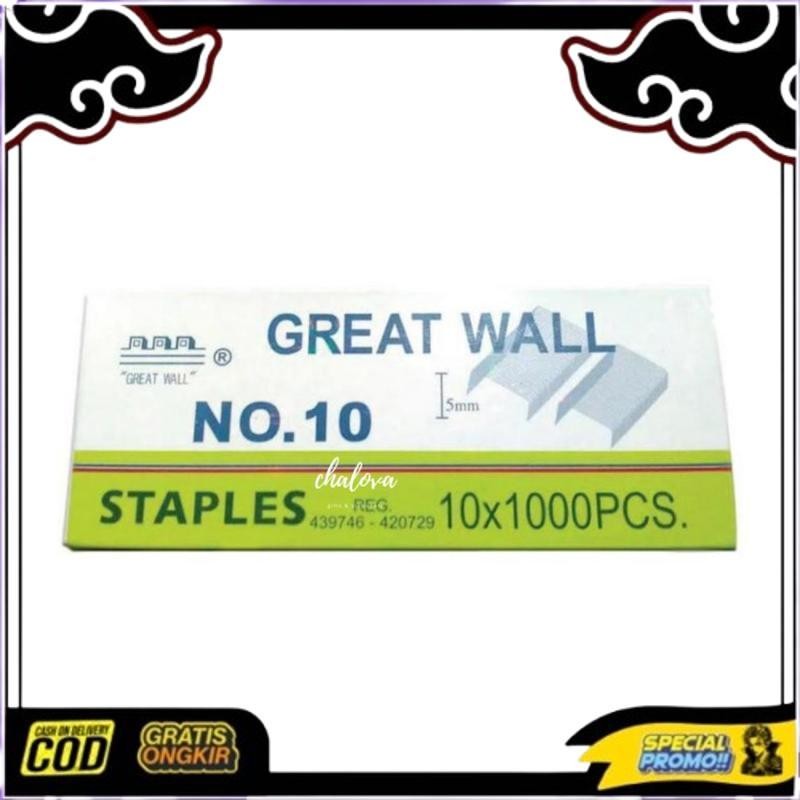

Trending [Slop] Isi Stapler No 10 Great Wall / Isi Staples Kecil No 10 Gw / Isi Jepretan / Isi Hekter Isi 10 Pcs