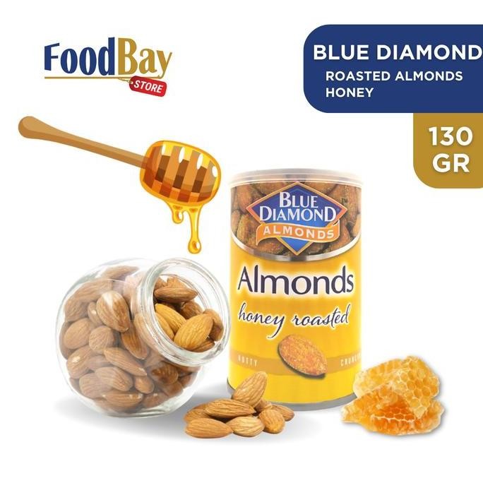 

Blue Diamond - Almond Roasted 130Gr / Kacang Almond Panggang Food Snacks Pasti Ori
