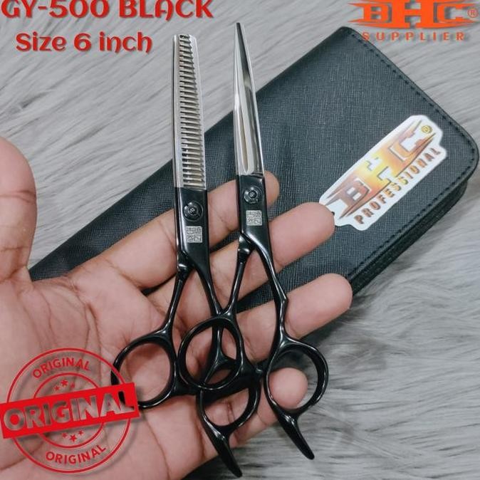 Koryu Nikko Gy500 Black Original Japan Gunting Potong Rambut Penipis