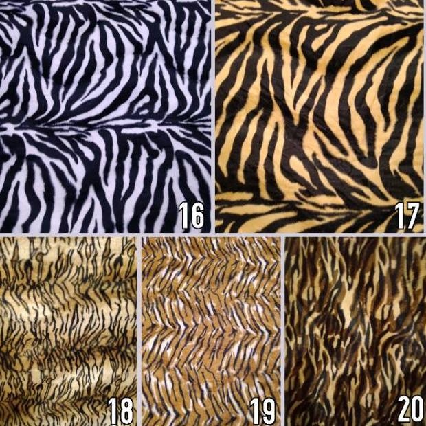 Hot - Kain Bulu Beludru Motif Bulu Hewan / Bulu Macan - Animalia (Furniture, Sofa, Jok, Kursi) ,,