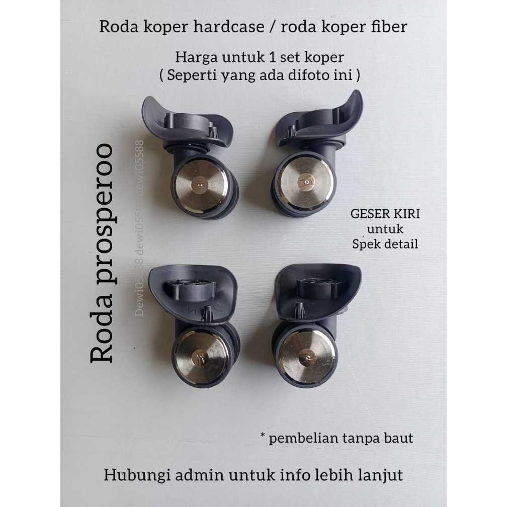 Terbaik RODA KOPER, RODA DOUBLE WHEEL, RODA PUTAR 360, RODA KOPER VIBER, RODA KOPER FIBER, RODA KOPE