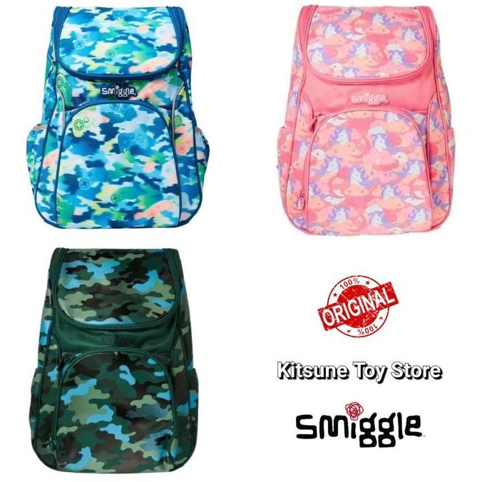 Smiggle Access Backpack Original - Tas Ransel Sekolah Anak Sd Smp