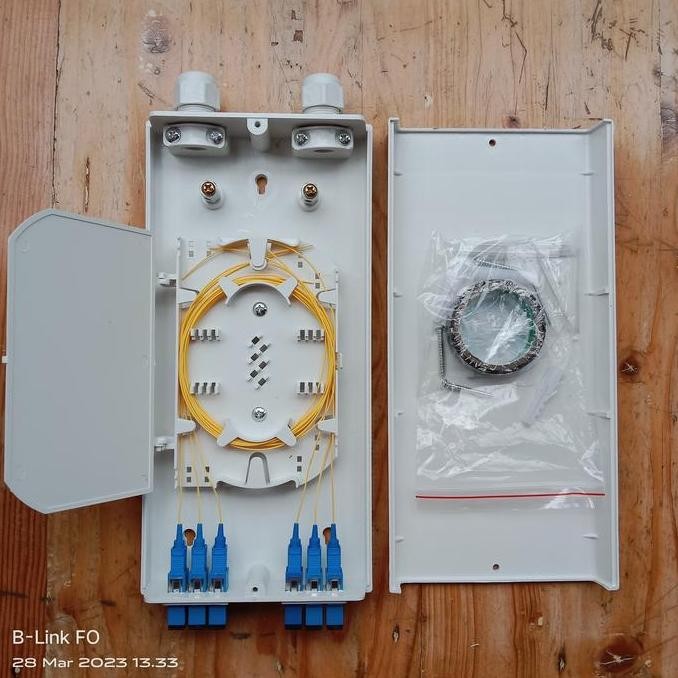 otb 6 core lengkap pigtail / otb wallmount /odf wallmount fiber optik