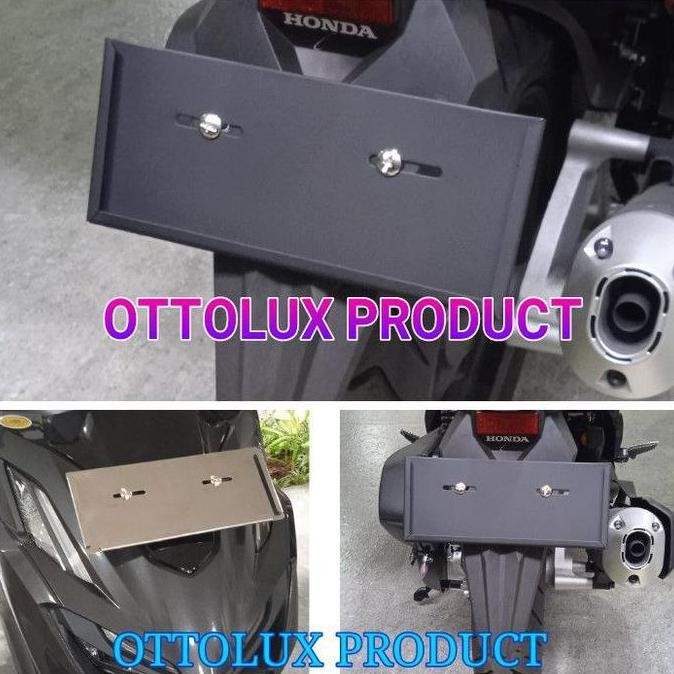 Tempat Plat Nomor Motor. Dudukan Plat Nomor Motor. Tatakan Plat Nomor Baru