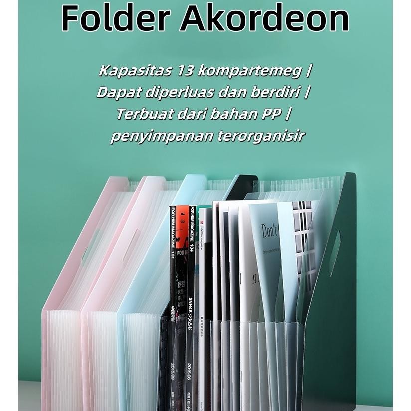 

Tas Dokumen File 13 Sekat Standing File F4 Map Folder A4 File Organizer Expanding Folder