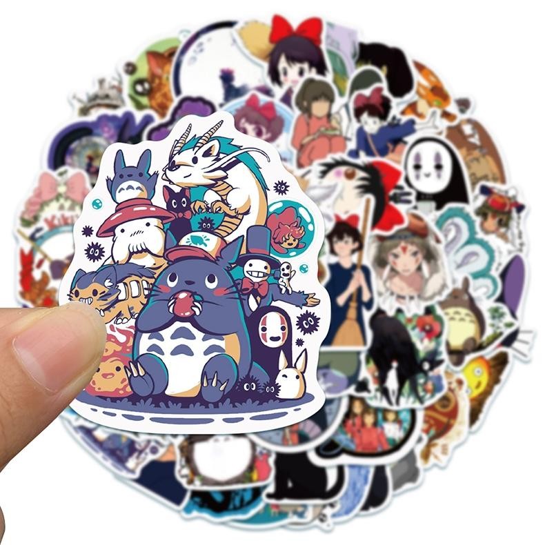 

Stiker Set Stiker Paket Hot Anime Stiker Kartun Hayao Miyazaki Spirited Away Stiker Anti Air Stikers Berperekat Waterproof sticker decal buat Motor Helm Buku Journal Koper Casing HP Laptop Botol Minum LI-94