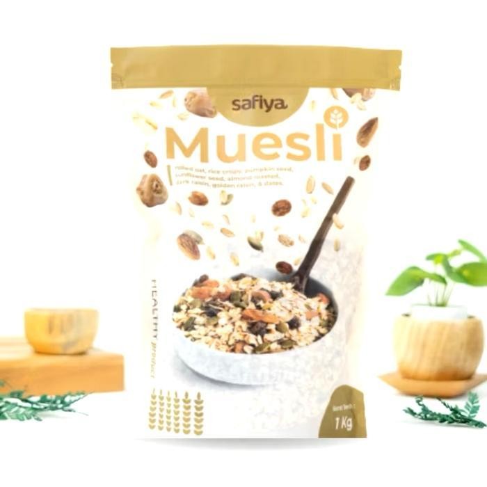 

Rps "Free Sendok Kayu" Safiya Muesli Fruit & Seed 500Gram 100% Original