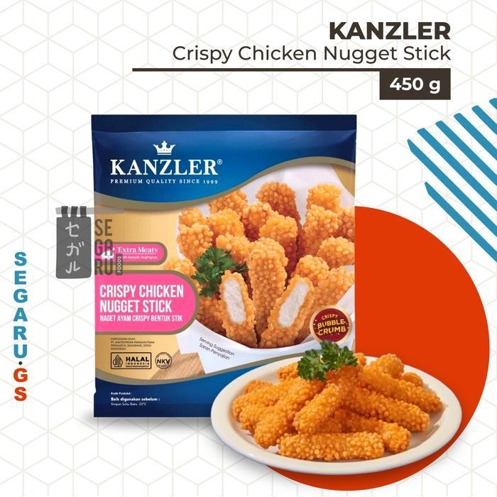 

Ff Kanzler Crispy Chicken Nugget Stick Ayam 450 Gram