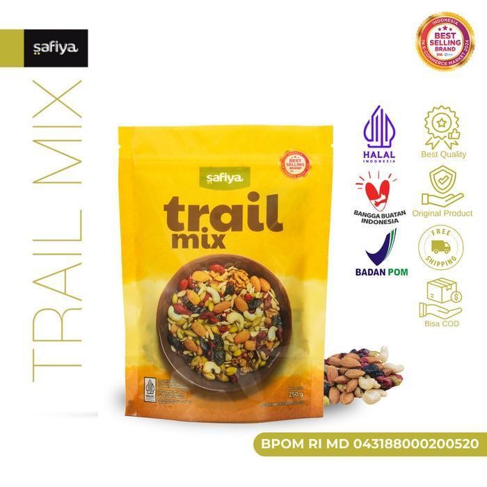 

Rps Safiya Trail Mix Original 500 Gram Dried Fruit Seed Nut Roasted Snack Sehat