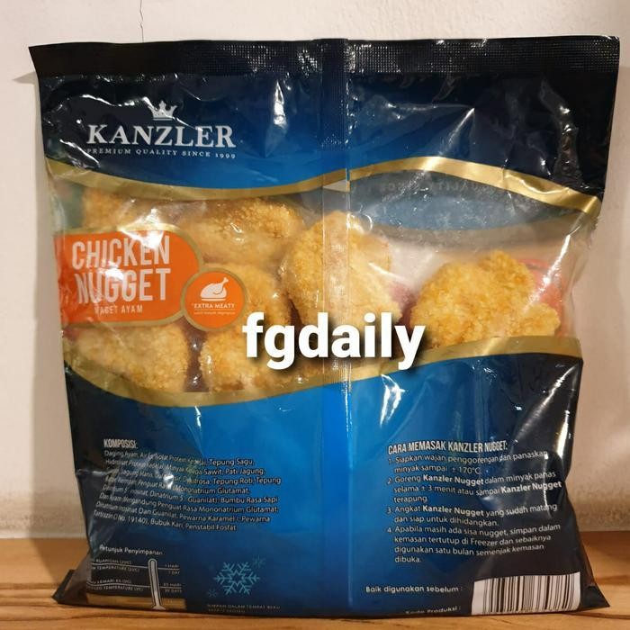 

Ff Kanzler Chicken Nugget / Nugget Ayam Premium / Naget Ayam Kanzler