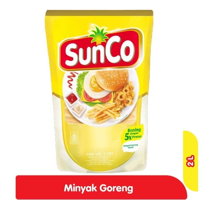

Rps Sunco Minyak Goreng Kelapa Sawit Pouch 2 Liter Oil Promo