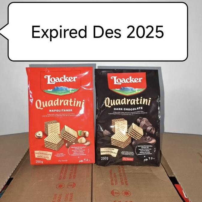 

RPS Loacker Quadratini 250gram