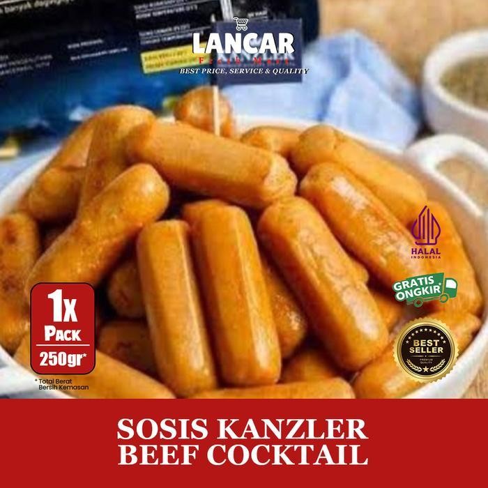 

Ff Kanzler Beef Cocktail / Sosis Beef Cocktail 250Gr
