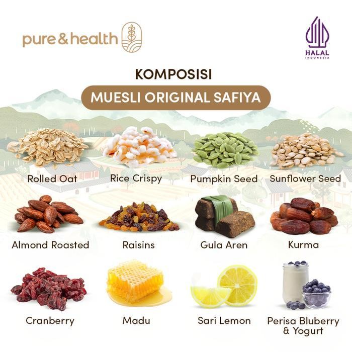 

Rps Muesli Safiya 1 Kg Sereal Oat Dengan Biji-Bijian, Kismis, Dan Berry