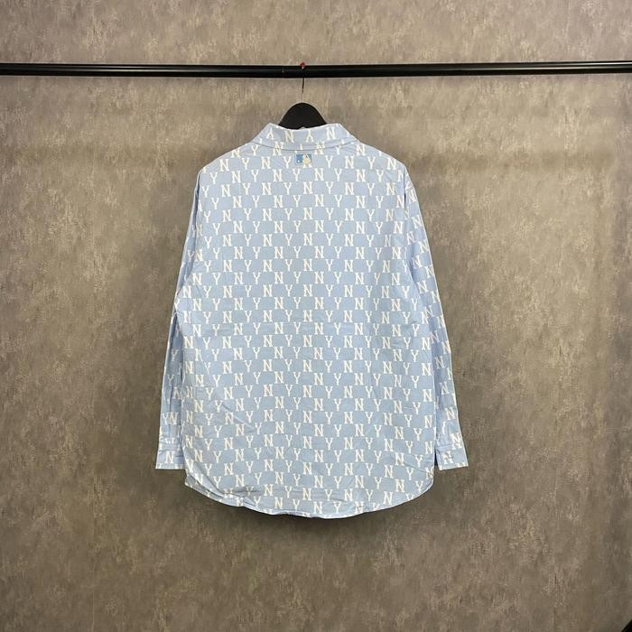 Ls Baju Kemeja M7B'-29 Ny Yankees Monogram Shirt Baju Kemeja Pria & Wanita Unisex M7B'-29 Ny Yankees