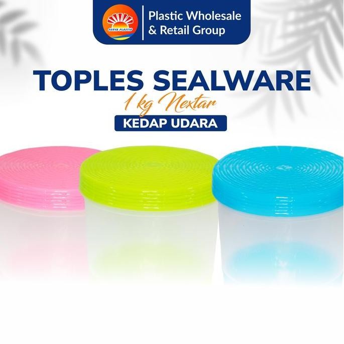 Ready Stock Toples Kue Kering Lebaran Natal Imlek Toples Plastik Tutup Motif Rotan / Toples Rotan 1 