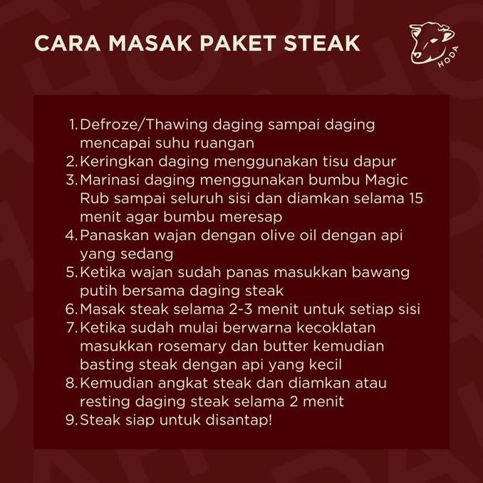 

Paket Steak Sirloin Aus Grade A Bundling Hemat Pasti Ori