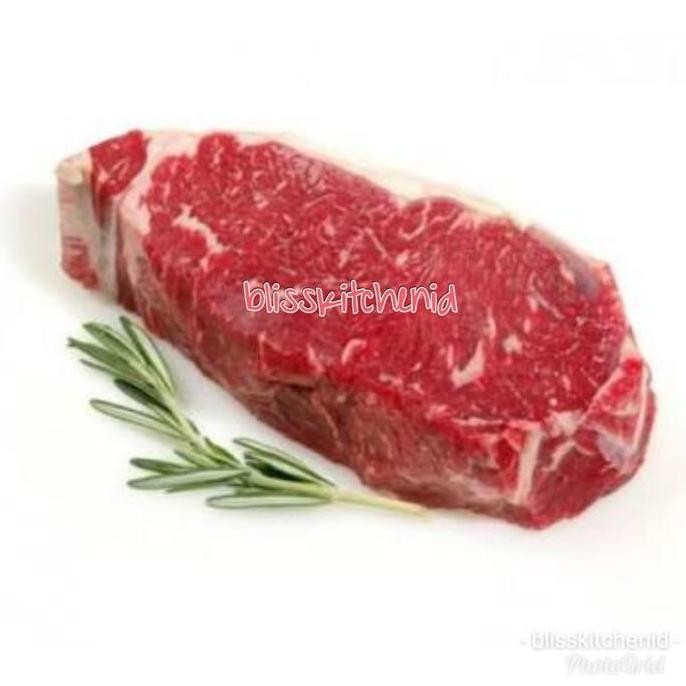 

Us Black Angus Sirloin Choice / Striploin Beef Steak 200Gr Pasti Ori