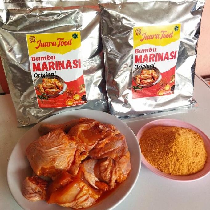 

Bumbu Marinasi Fried Chicken Premium Berat 1 Kg Merk Juara Food Terlaris
