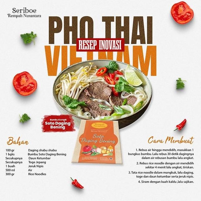 

Bumbu Soto Daging Bening Rempah Nusantara 50 Gr 1 Pack ( 6 Pcs ) Pasti Ori