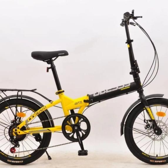 Sepeda Lipat 16 20 Inch Odessy Ritz 7 Speed Ve Alloy Dewasa Dan Anak Remaja Rem Cakram Ada Boncengan