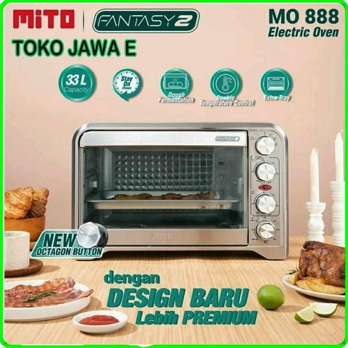 Promo MITO MO-888 FANTASY Oven Listrik Kapasitas Besar 33 Liter + With Lamp COD