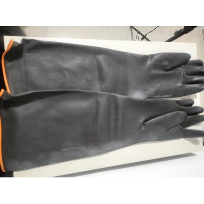 Siap Kirim Sarung Tangan Karet Panjang 55 Cm - Sarung Tangan Safety Tahan Lama