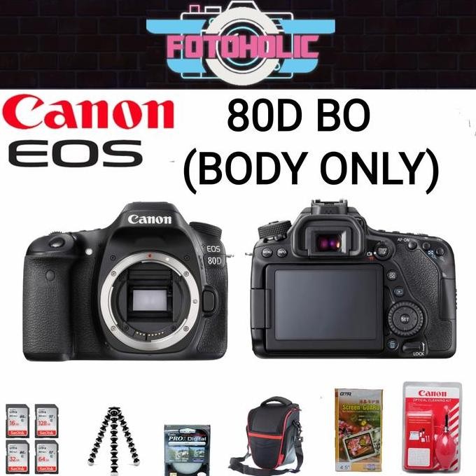 Promo CANON EOS 80D BODY ONLY /KAMERA CANON EOS 80D BODY ONLY /80D COD