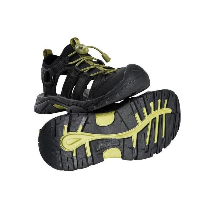 Eiger Junior Moorland Toe Sandals - Black
